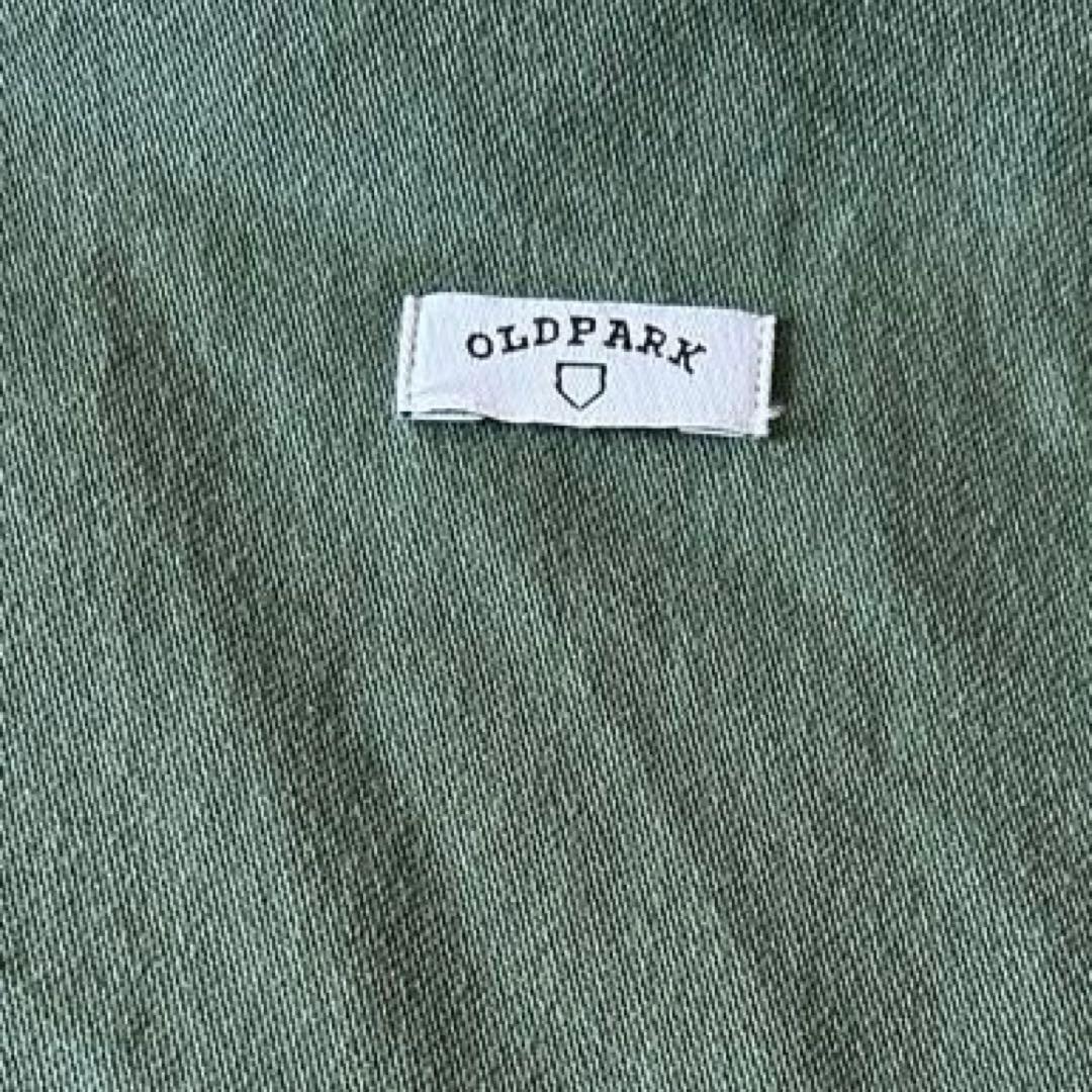 OLDPARK オリーブグリーン Vネックベスト　ランドリーベスト