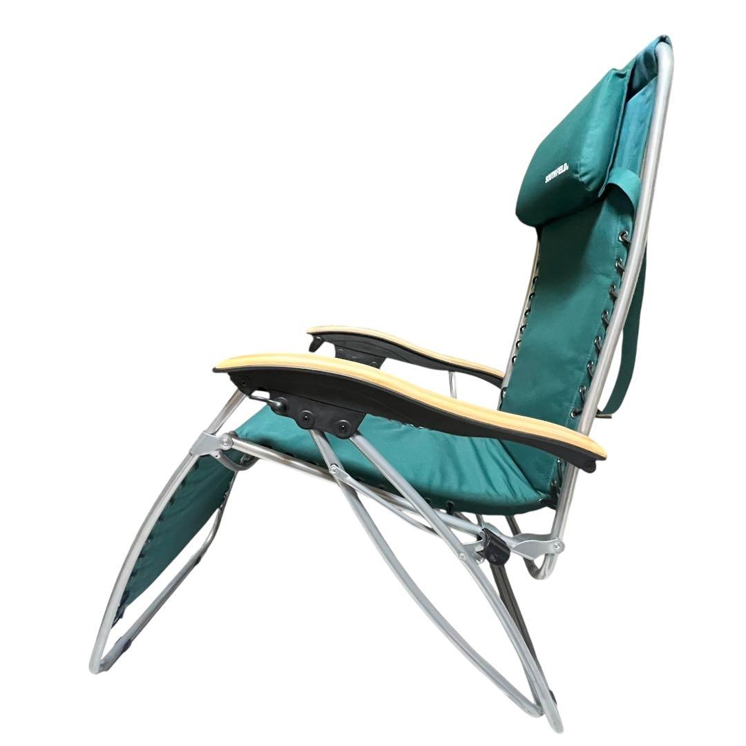 【良品】 アウトドアチェア　リクライニングチェア　キャンプSOUTH FIELD