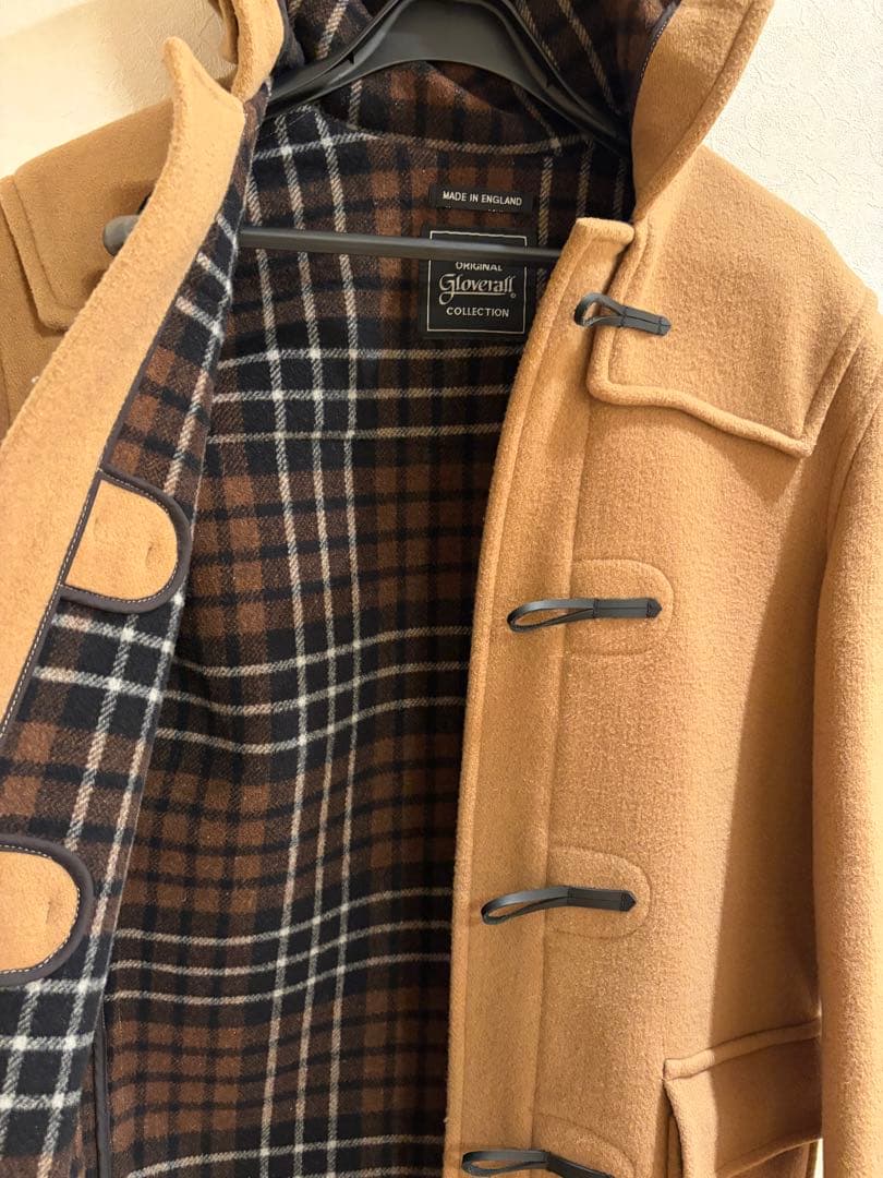 Gloverall 英国製 キャメル（ベージュ）ダッフルコート EUR46