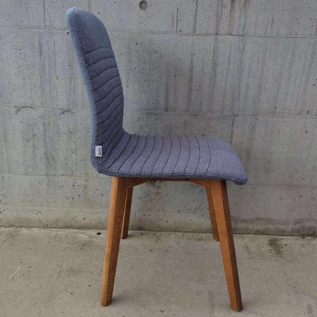 マーガレット　KARE グレー パブリック ダイニングチェア 布張り⑦