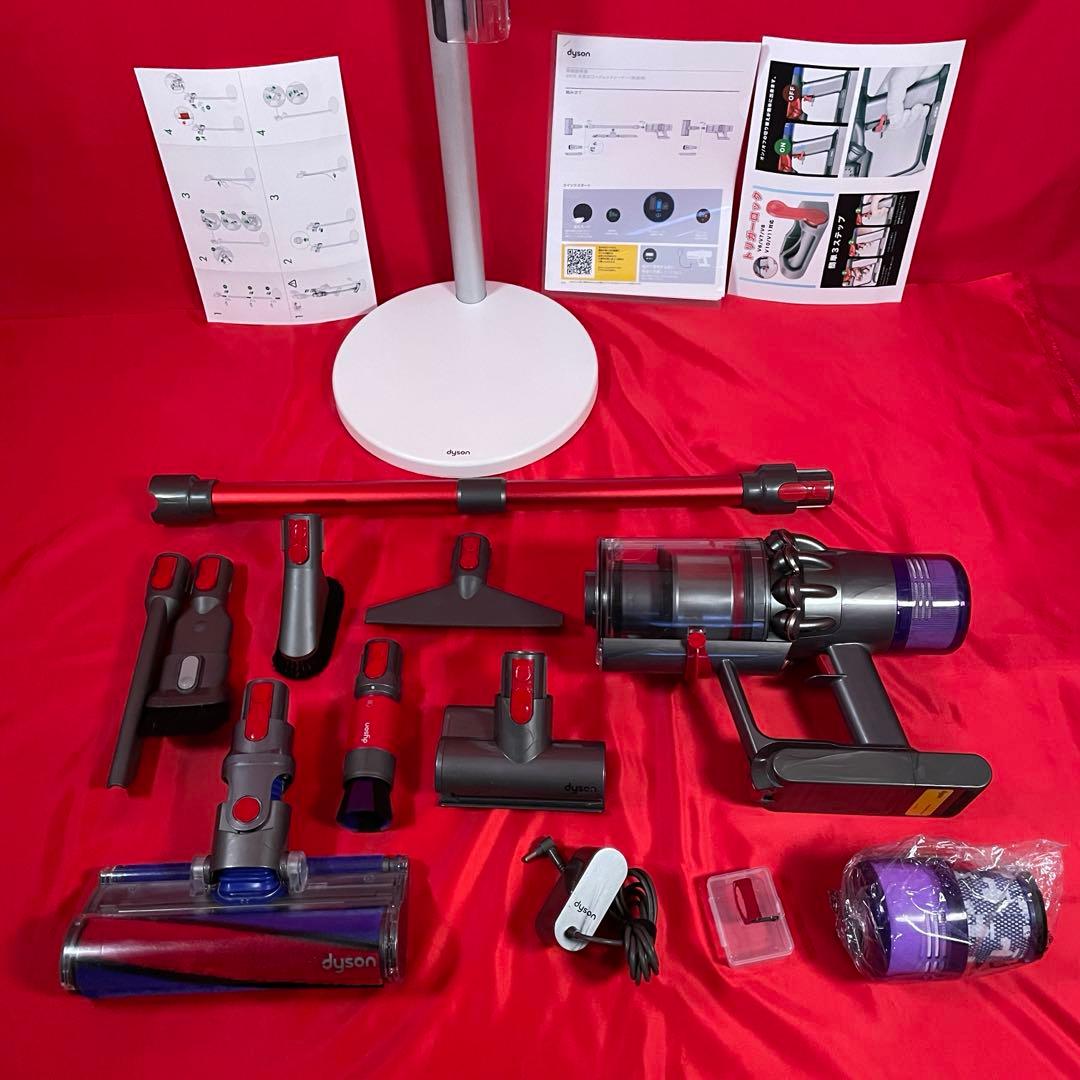 ダイソン③SV15V11 純正スタンド　新品伸縮パイプ　ヘッド選択式　フルパーツ