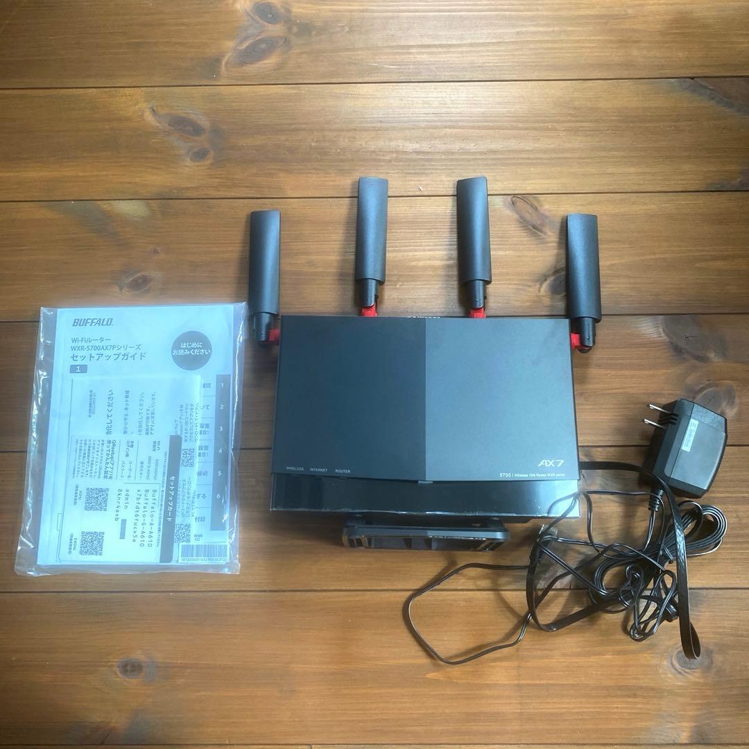 BUFFALO バッファロー WXR5700AX7P 無線LANルーター 10G