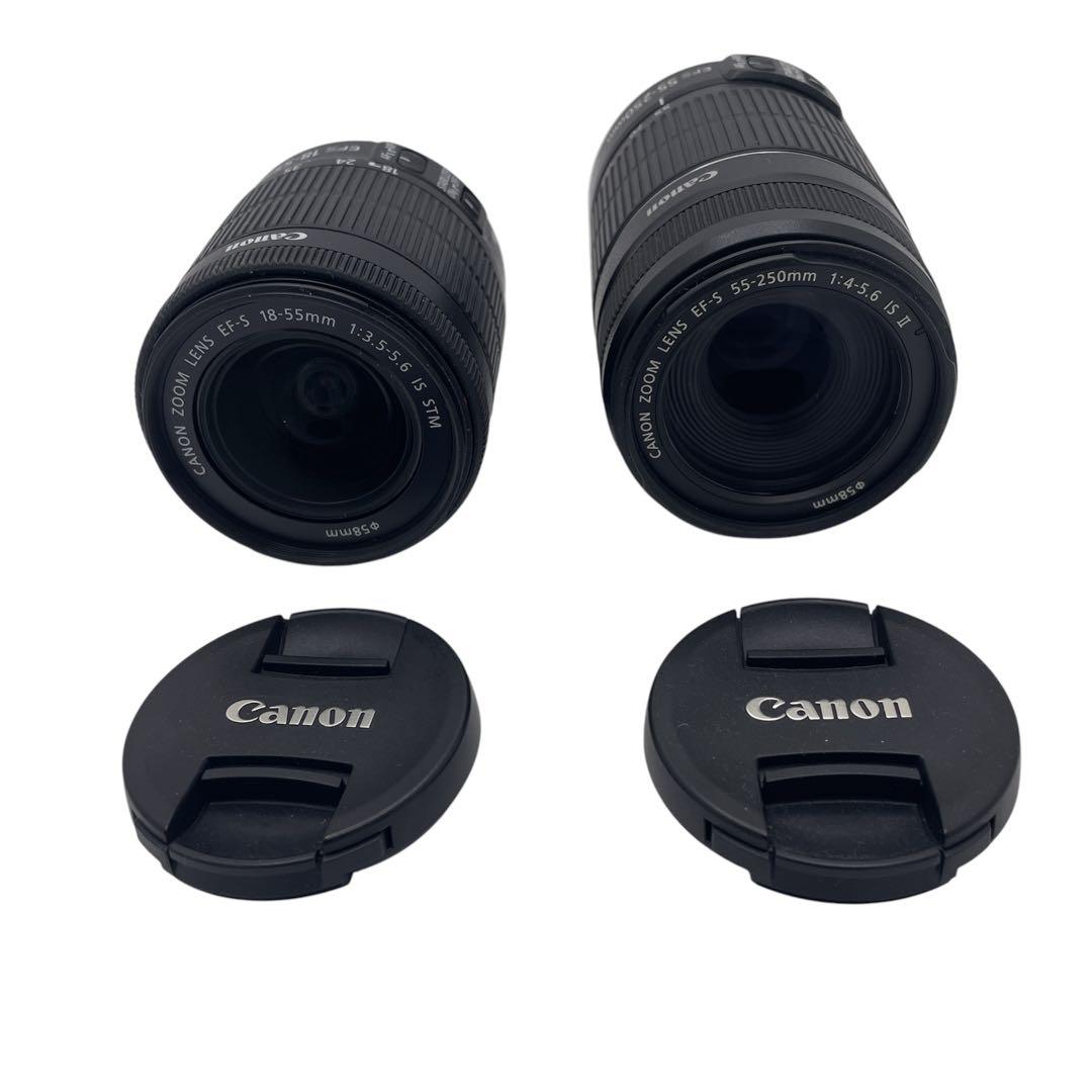 一眼レフカメラ Canon EOS 7D Mark II標準&望遠レンズセット