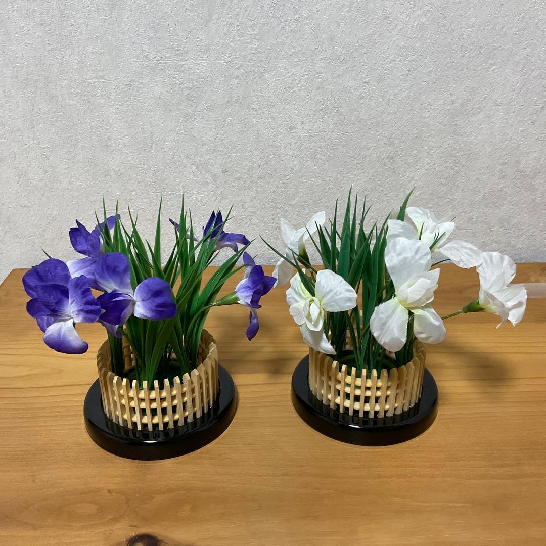 五月人形　彫金　飾り棚＆屏風