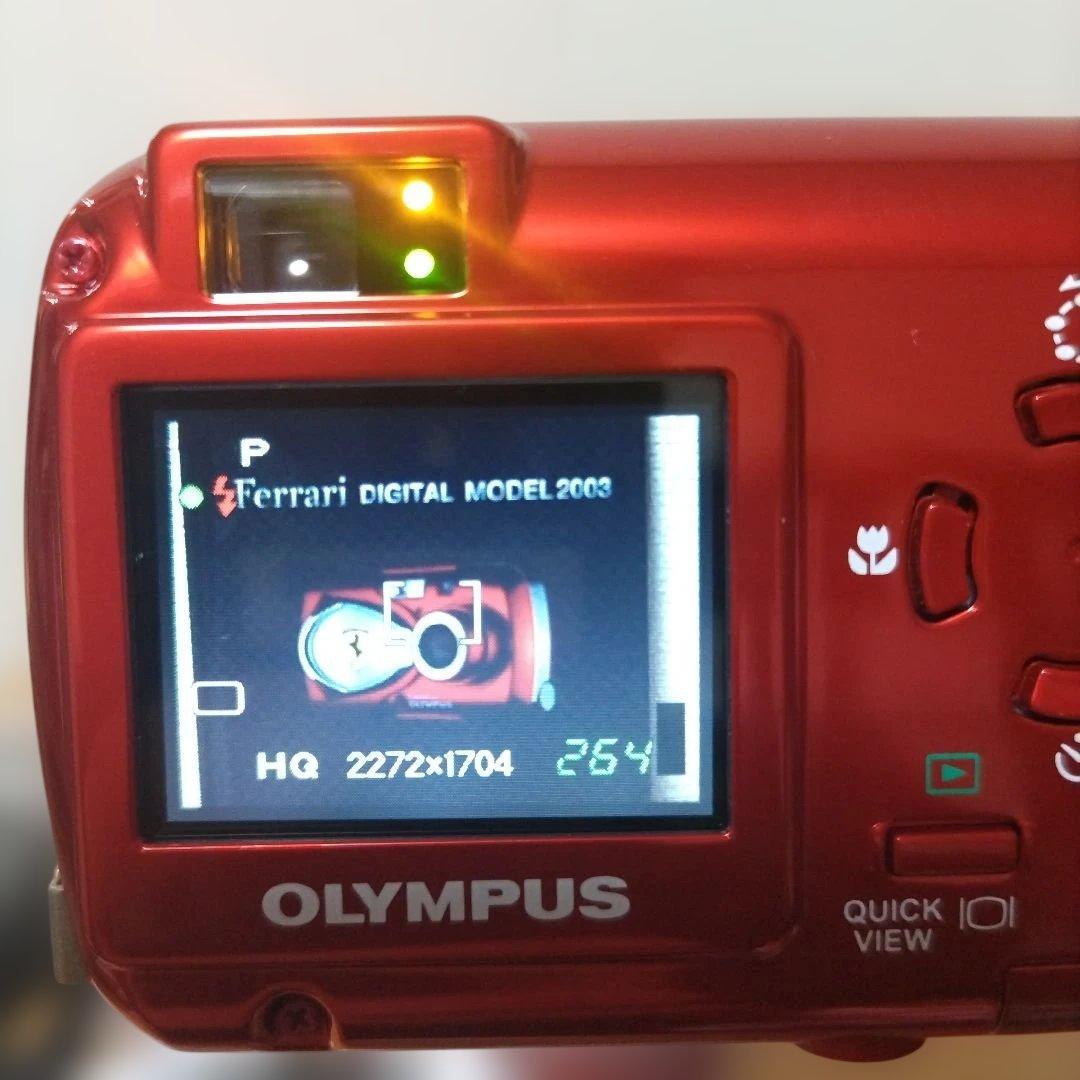 オリンパス フェラーリデジタルモデル2003 Ferrari ほぼ無傷に近い美品