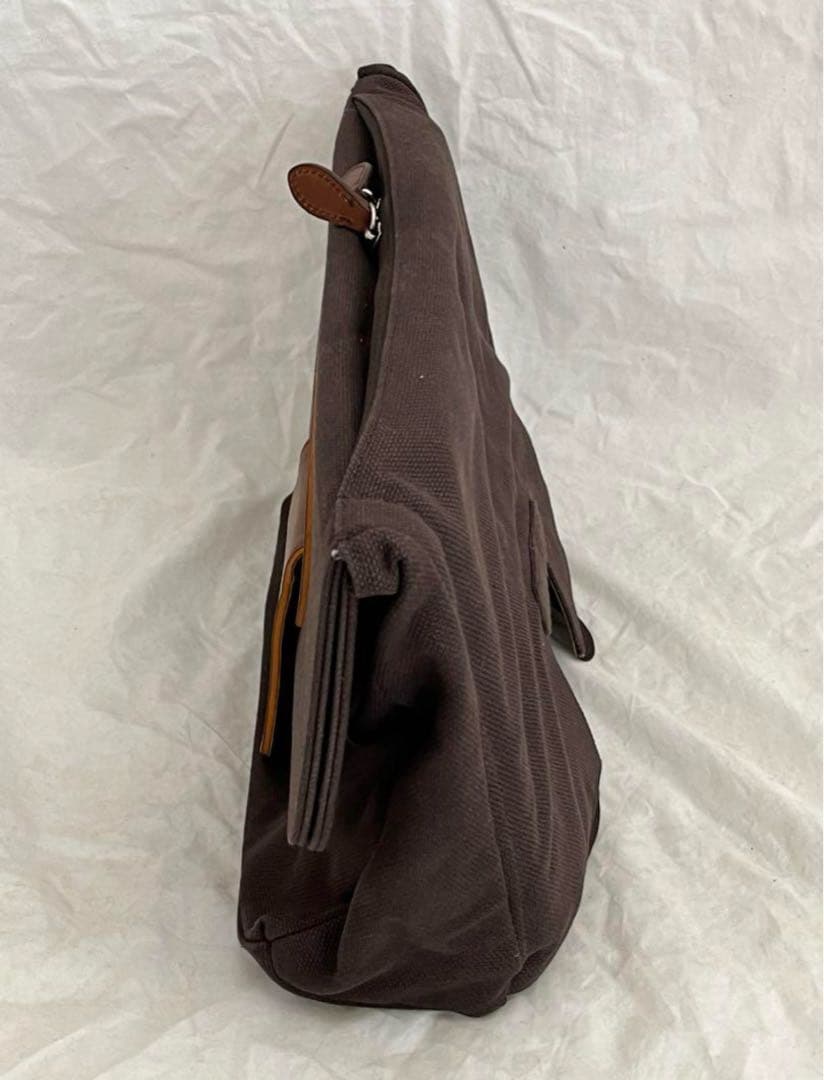 BROMPTON用　キャンバスと本革のマルチトートバッグ　未使用