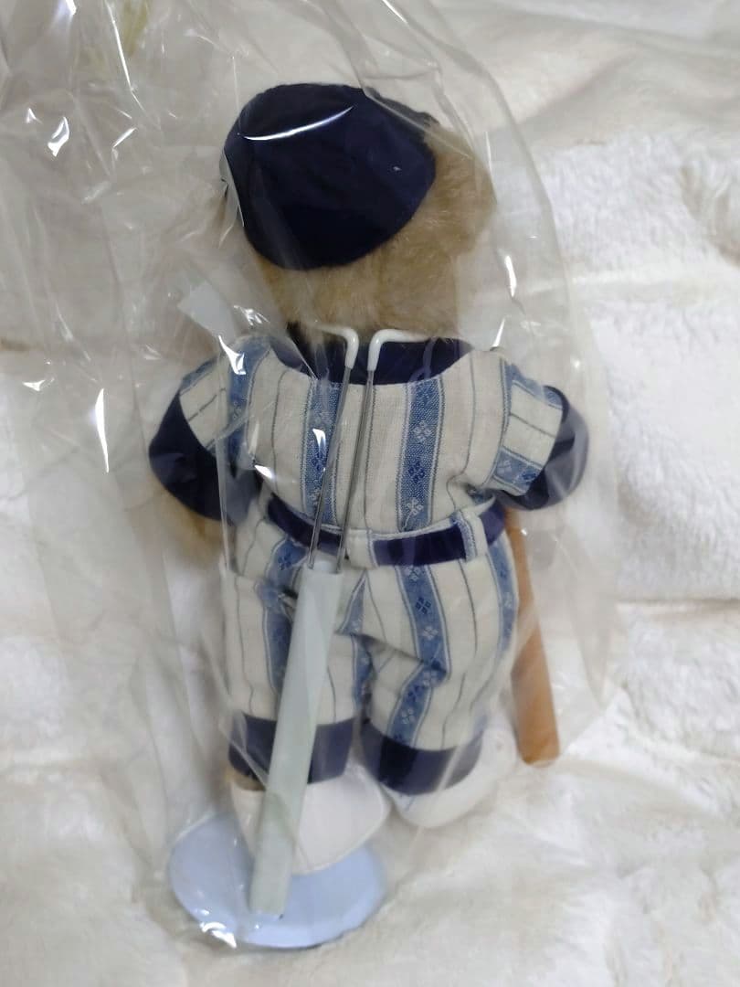 テディベア　くま　野球　完全未開封　レトロ　ヴィンテージ　ぬいぐるみ　入手困難