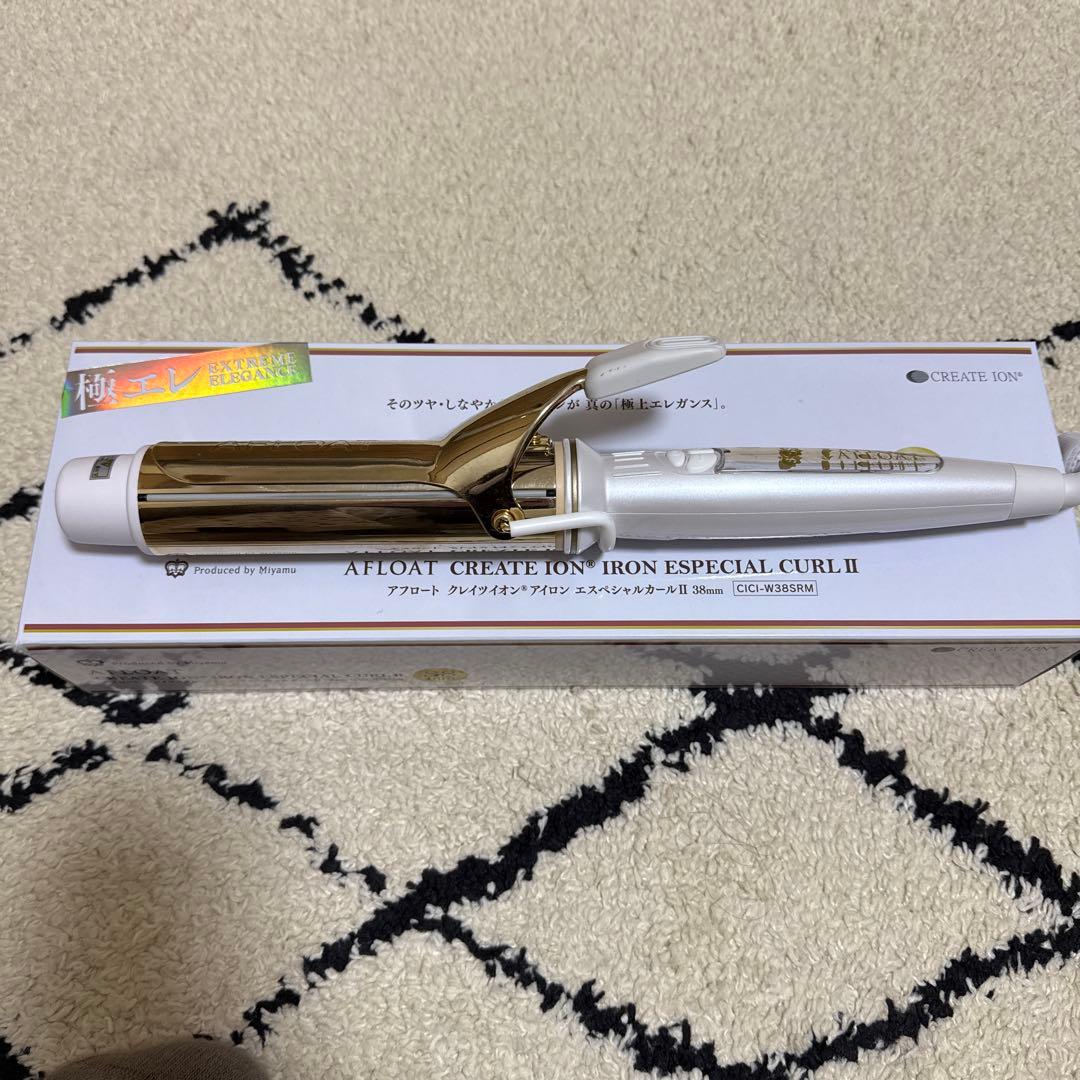 ヘアアイロン AFLOAT CREATE ION IRON ESPECIAL CURL II