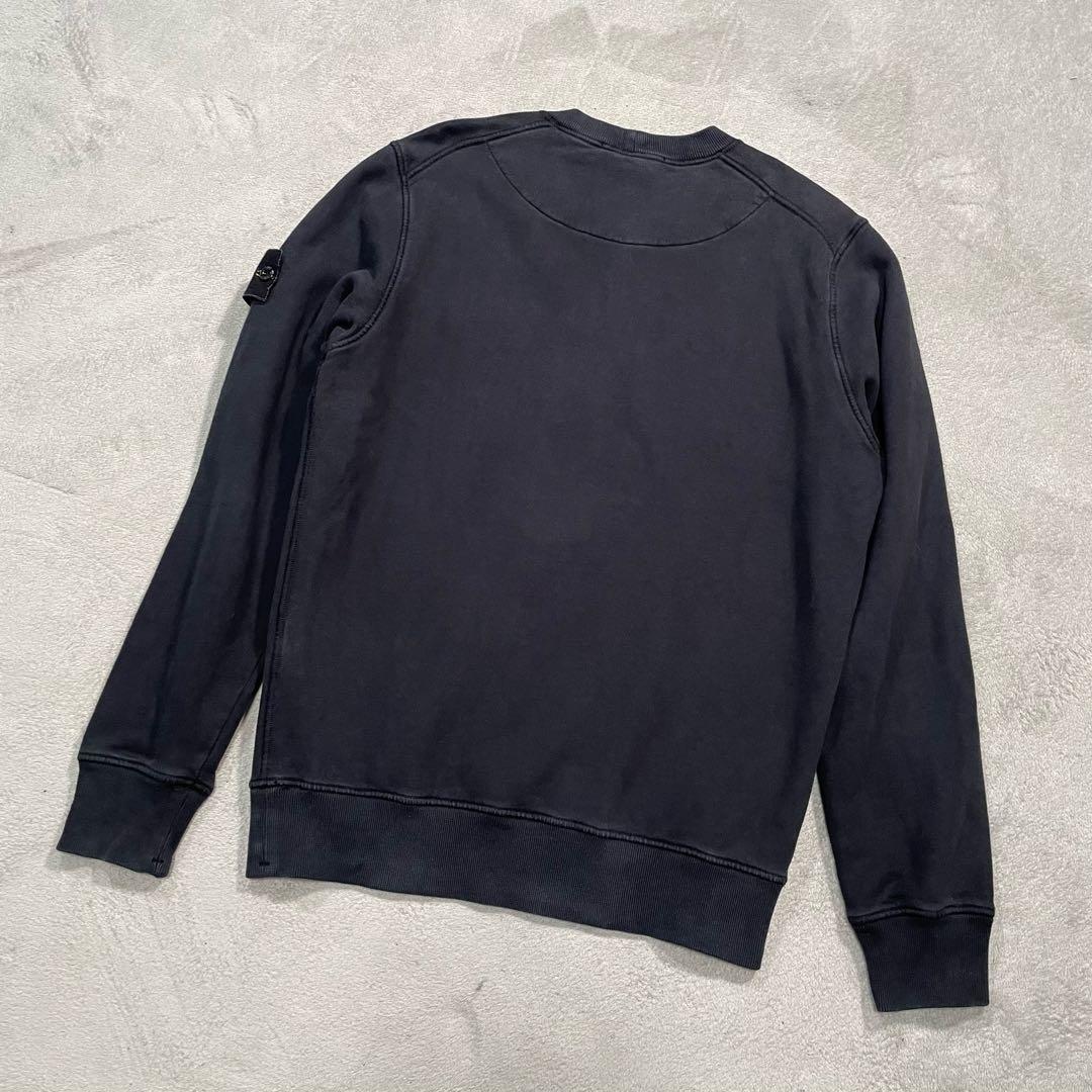 ストーンアイランド　スウェットトレーナー　ブラック　S