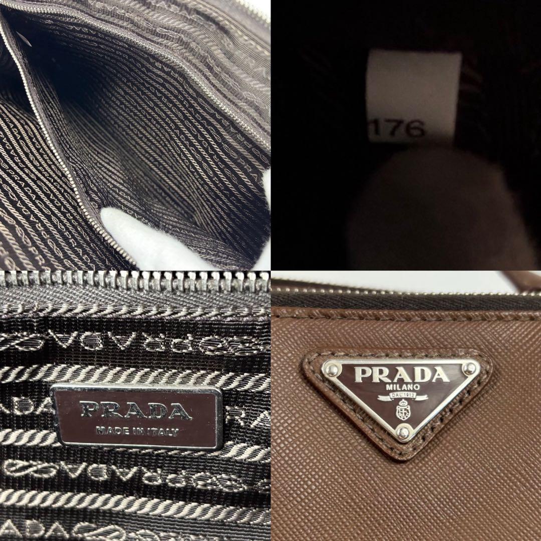 PRADA カバン ビジネスバッグ ブリーフケース サフィアーノ　鑑定済