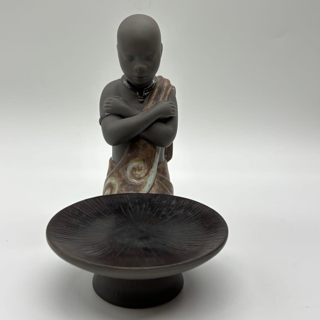 LLADRO リヤドロ お香立て アフリカの鼓動 2007年 エスニック