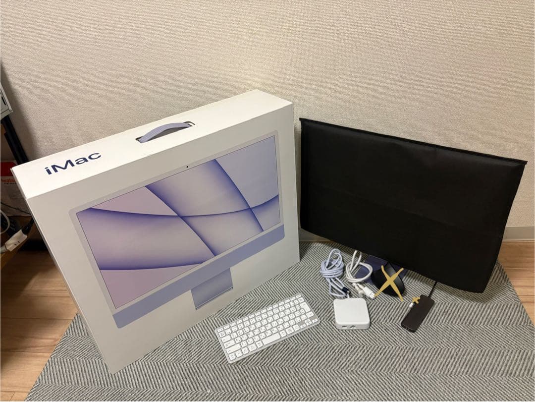 Apple iMac 24 M1 / 16G/256GB パープル