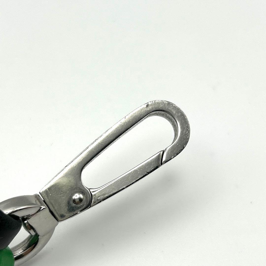 ボッテガヴェネタ BOTTEGA キーリング　チャーム バイカラー 緑 黒