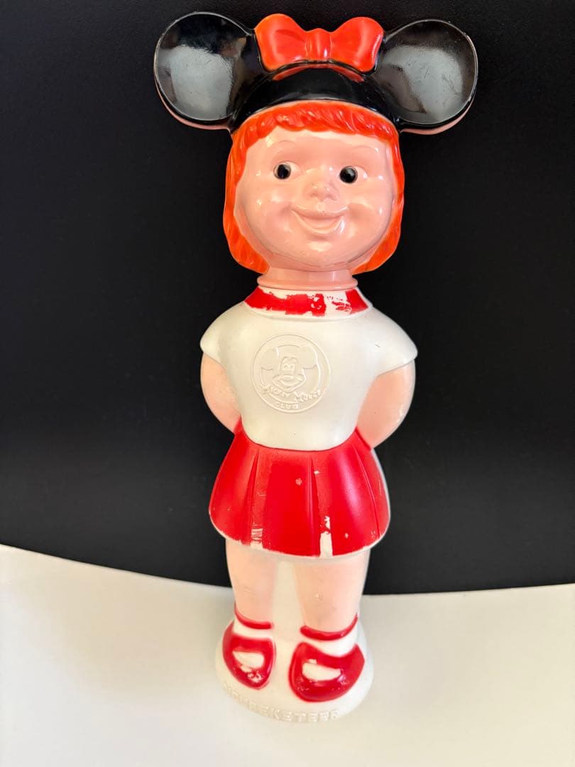 1960 ディズニーマウスケティア　ソーキーボトル　ブルー&レッド2セット