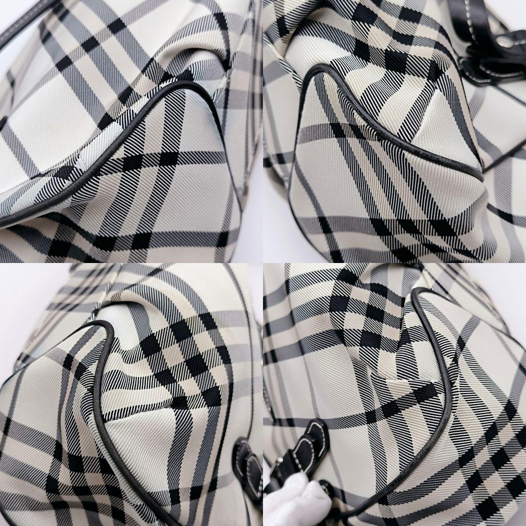 バーバリーブルーレーベル 2way ハンドバッグ ショルダーバッグ ノバチェック