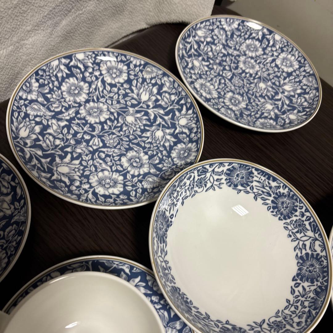 タッパーウェア ウィリアム・モリス【テーブルウェア マロウ12点セット】