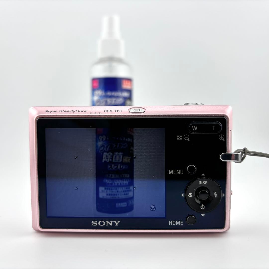 【完動品】希少ピンク　SONY DSC-T20 動作保証　ソニー