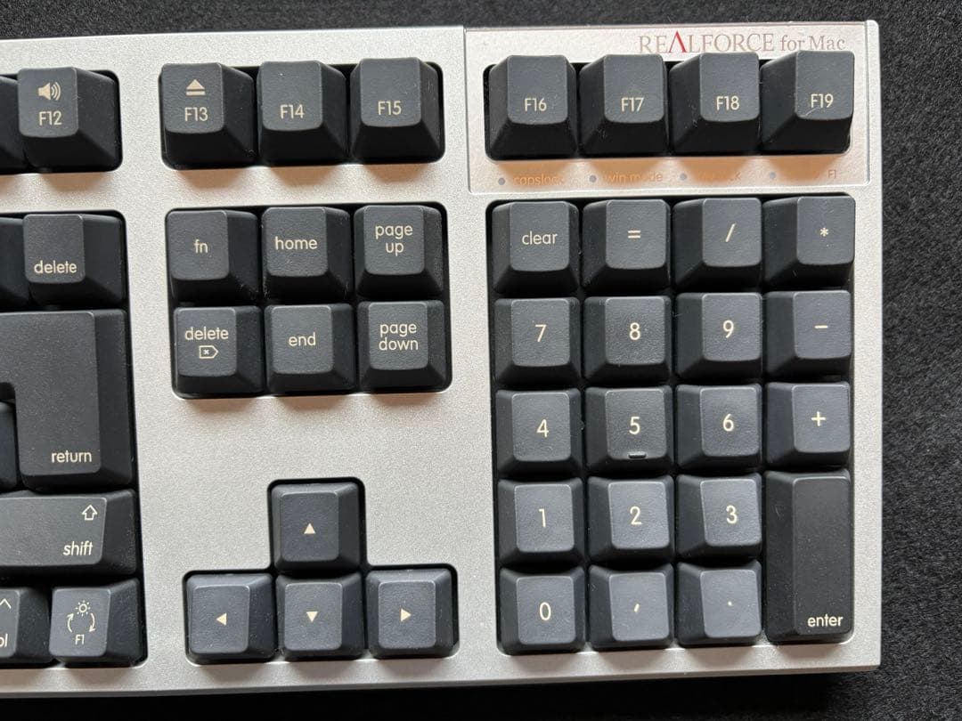 キーボード Realforce for Mac / R2-JPVM-BK
