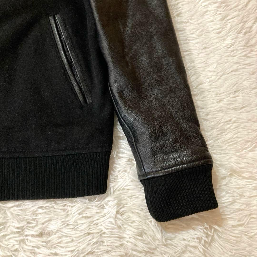 【コロンビア】 スタジャン　オニヒート カウレザー×メルトンウール