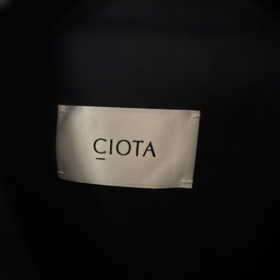 スビンコットン メルトン ダッフルコート　ネイビー　シオタ