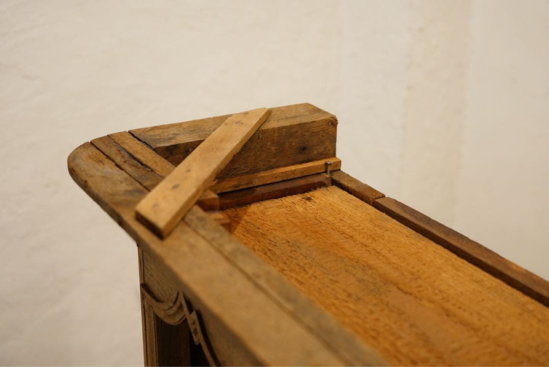 フランスアンティーク　オーク材　古木　キャビネット　棚　シェルフ　1800年代