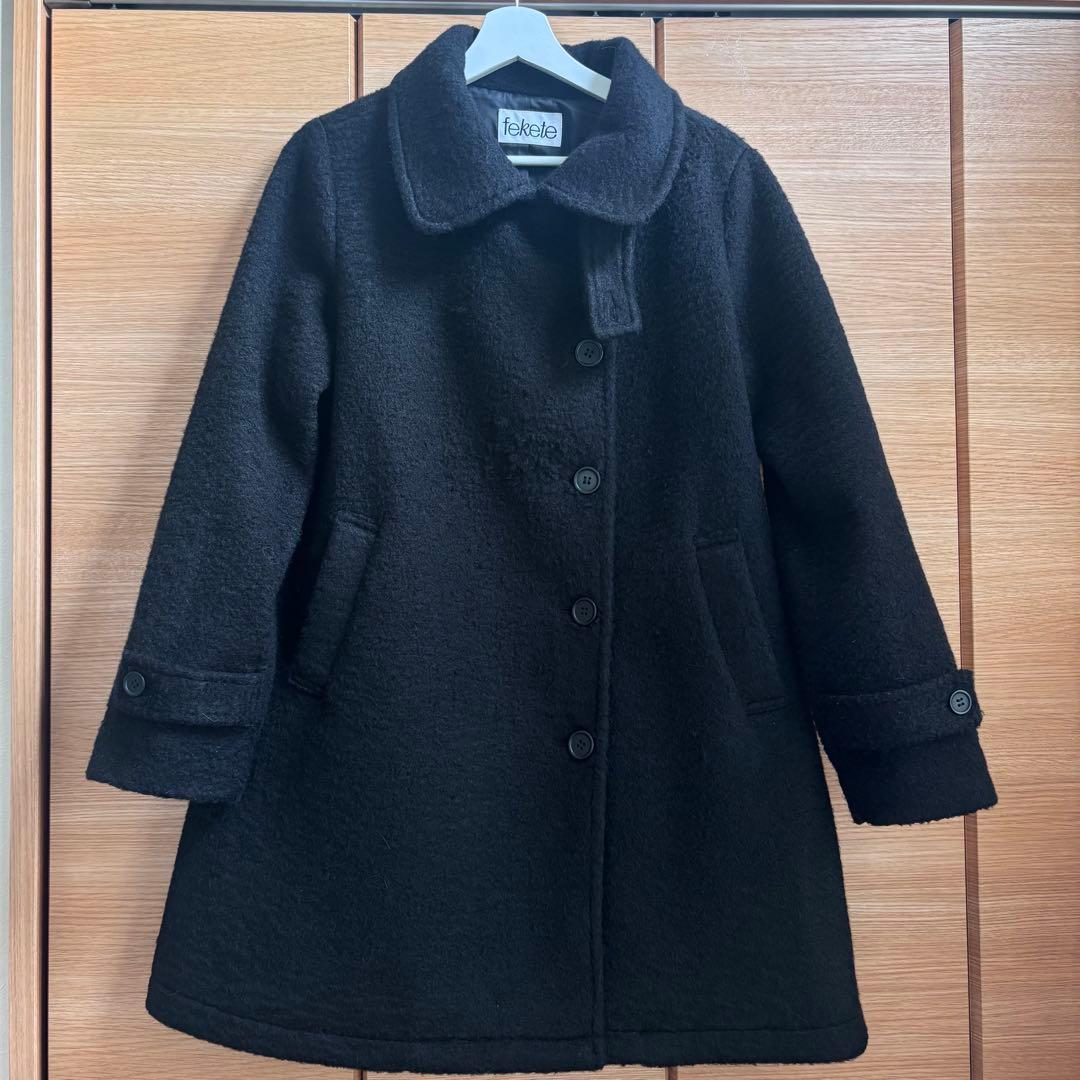 FEKETEラウンドカラーコート