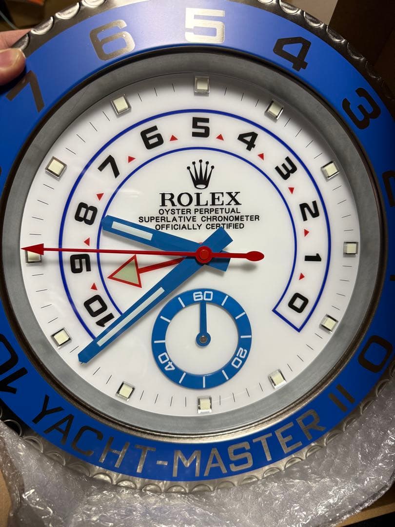 HIRO10ROLEX Yacht-Master II 壁掛け時計