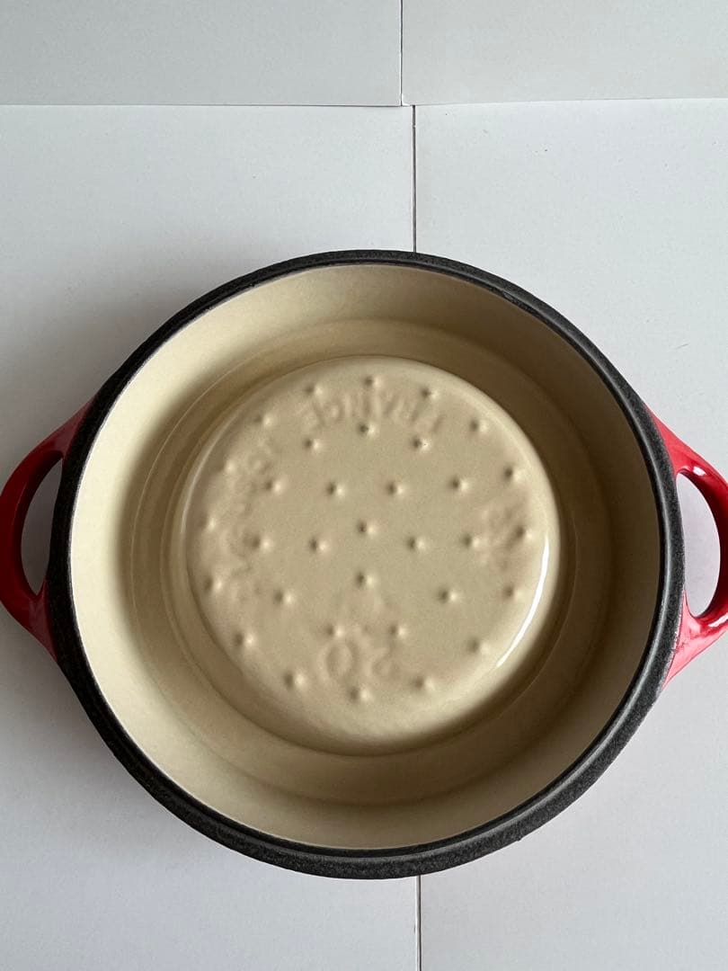 廃盤　ルクルーゼ　le creuset デュッフ　DOUFEU 20cm レッド