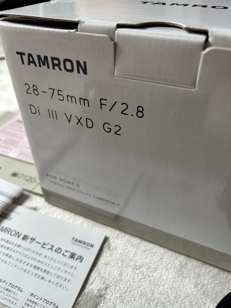 【新品級】タムロン28-75mm F/2.8 Di III VXD G2 ソニー