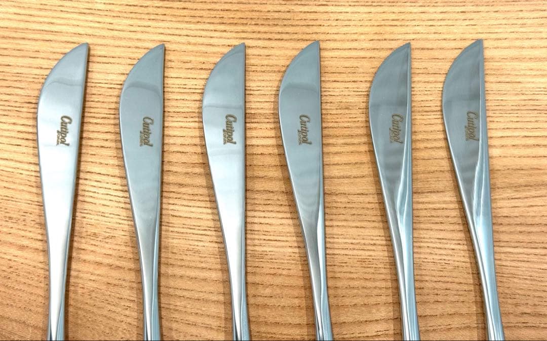 クチポール ムーン ミラー ディナー ナイフ 6本セット