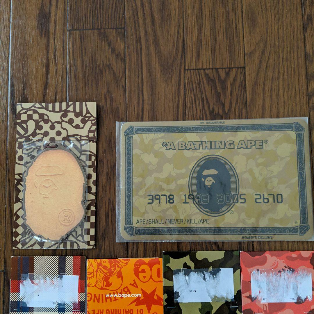 ★APE エイプ ゴールドカード柄マウスパッド他 会員限定グッズ 10点セット★
