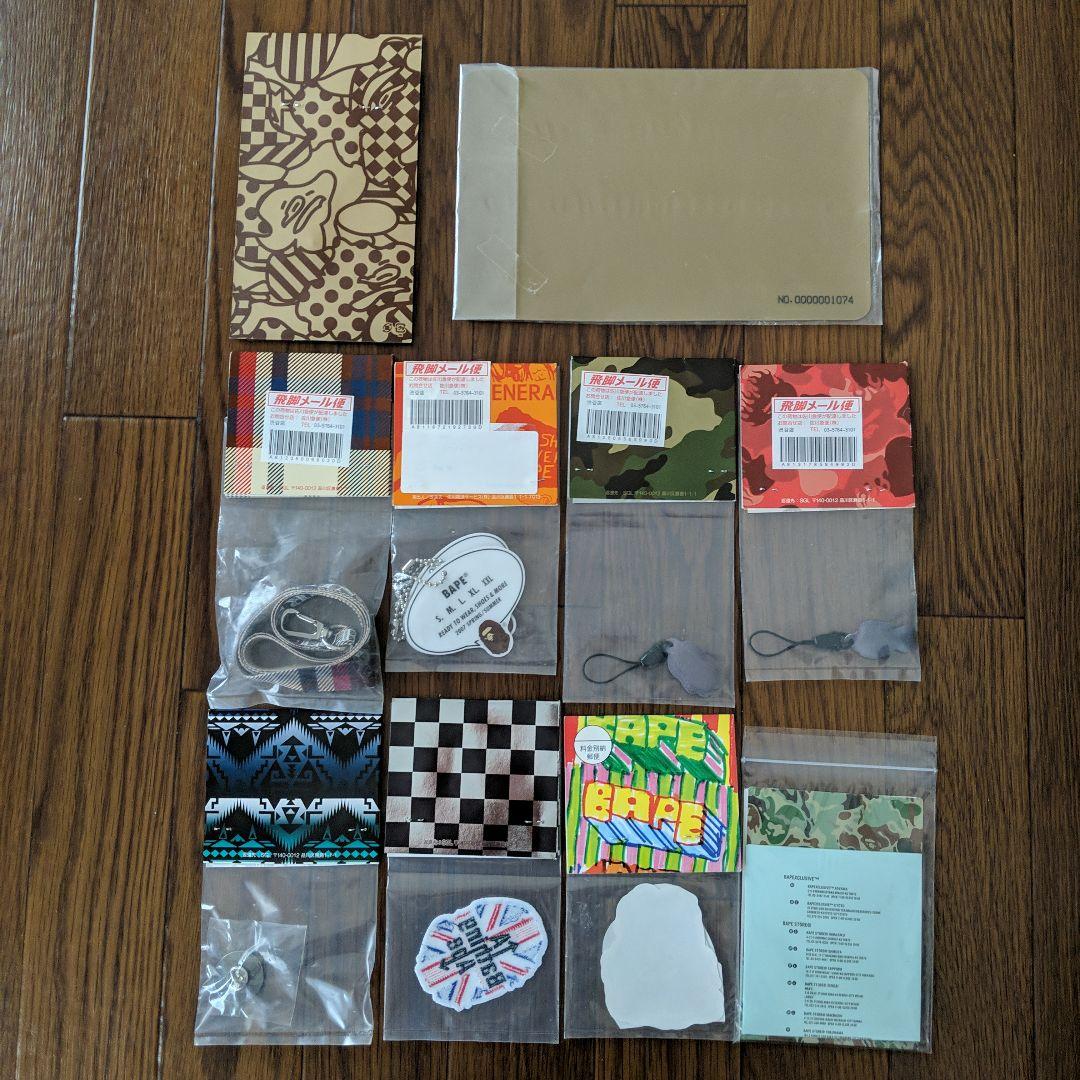 ★APE エイプ ゴールドカード柄マウスパッド他 会員限定グッズ 10点セット★
