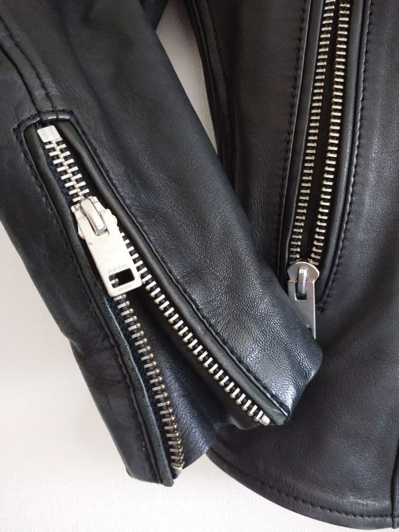 DIESEL TIMELESS ディーゼルライダース ジャケット ラムレザー