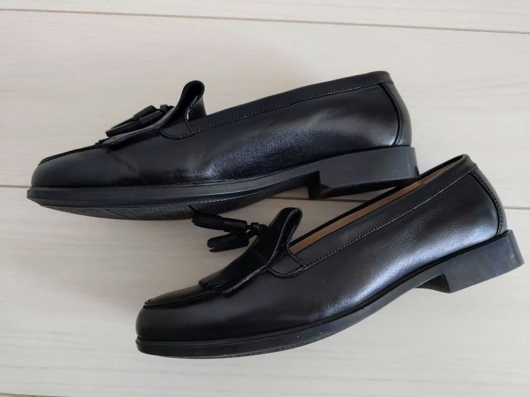 ASICS GIRO 本革キルト付 タッセルローファー 24cm 極美品