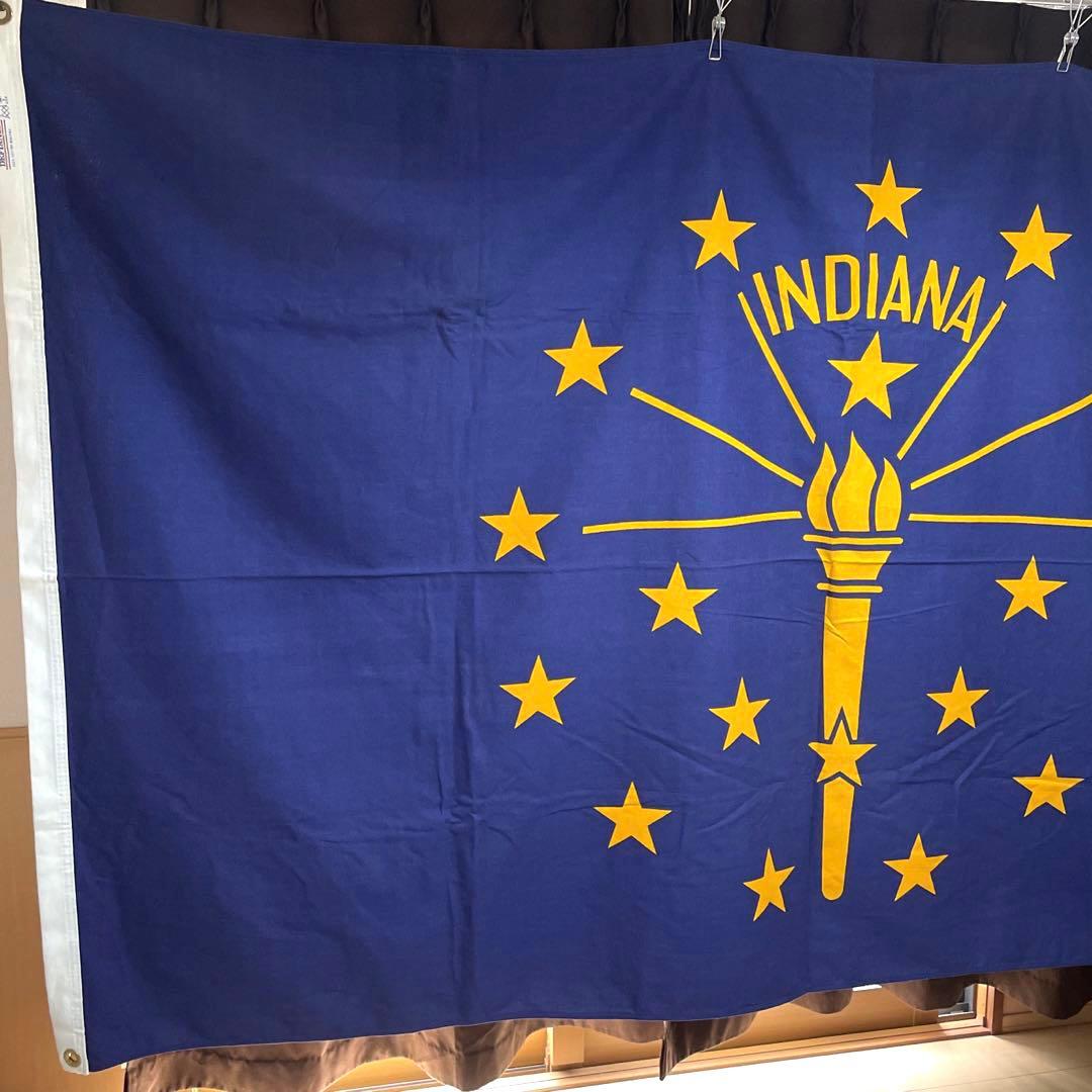 Vintage ヴィンテージ フラッグ インディアナ州旗 ANNIN FLAG