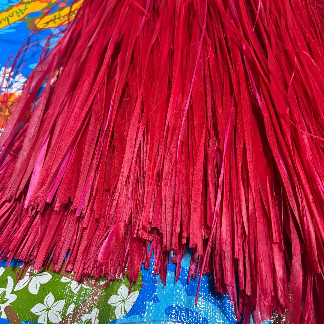 『りか品です』タヒチアンダンス　ロングモレ　＊情熱の赤