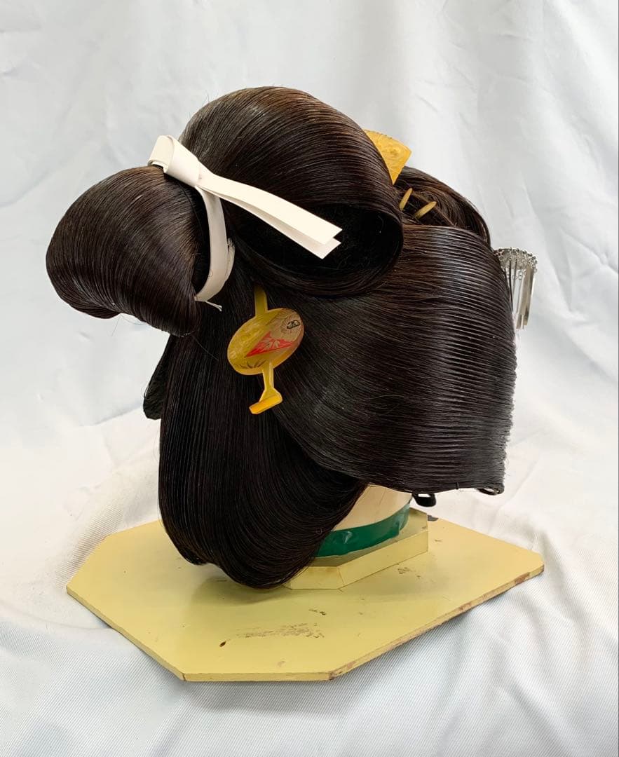 日本髪かつら　大衆演劇かつら　つぶし島田 自然色 サイズ特大