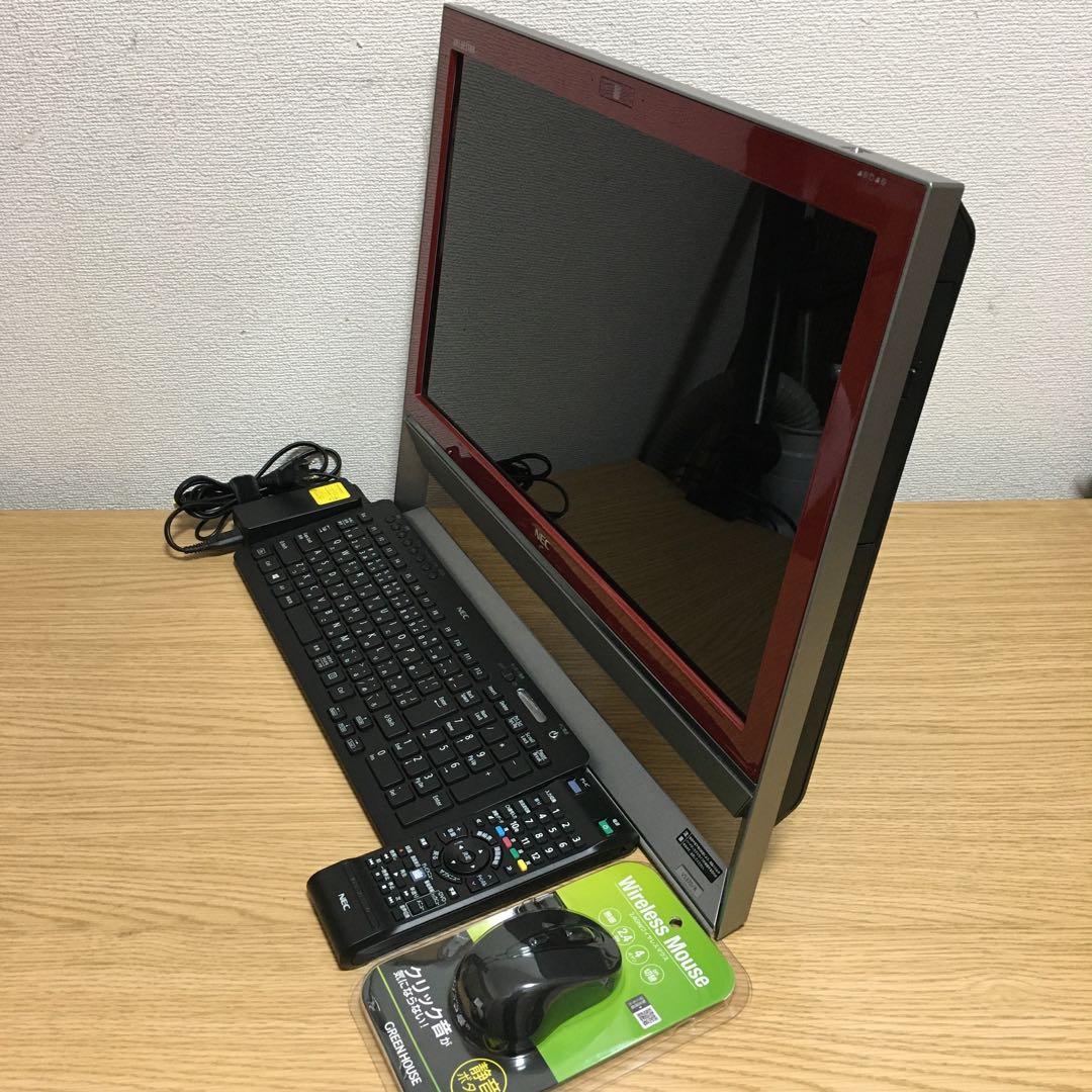 フルセット NEC Win11 21.5'モニター 地デジ 一体型 デスクトップ