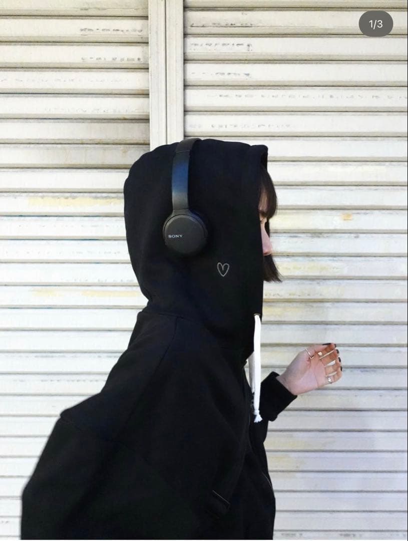 teen boop エンブロイダリージップパーカー