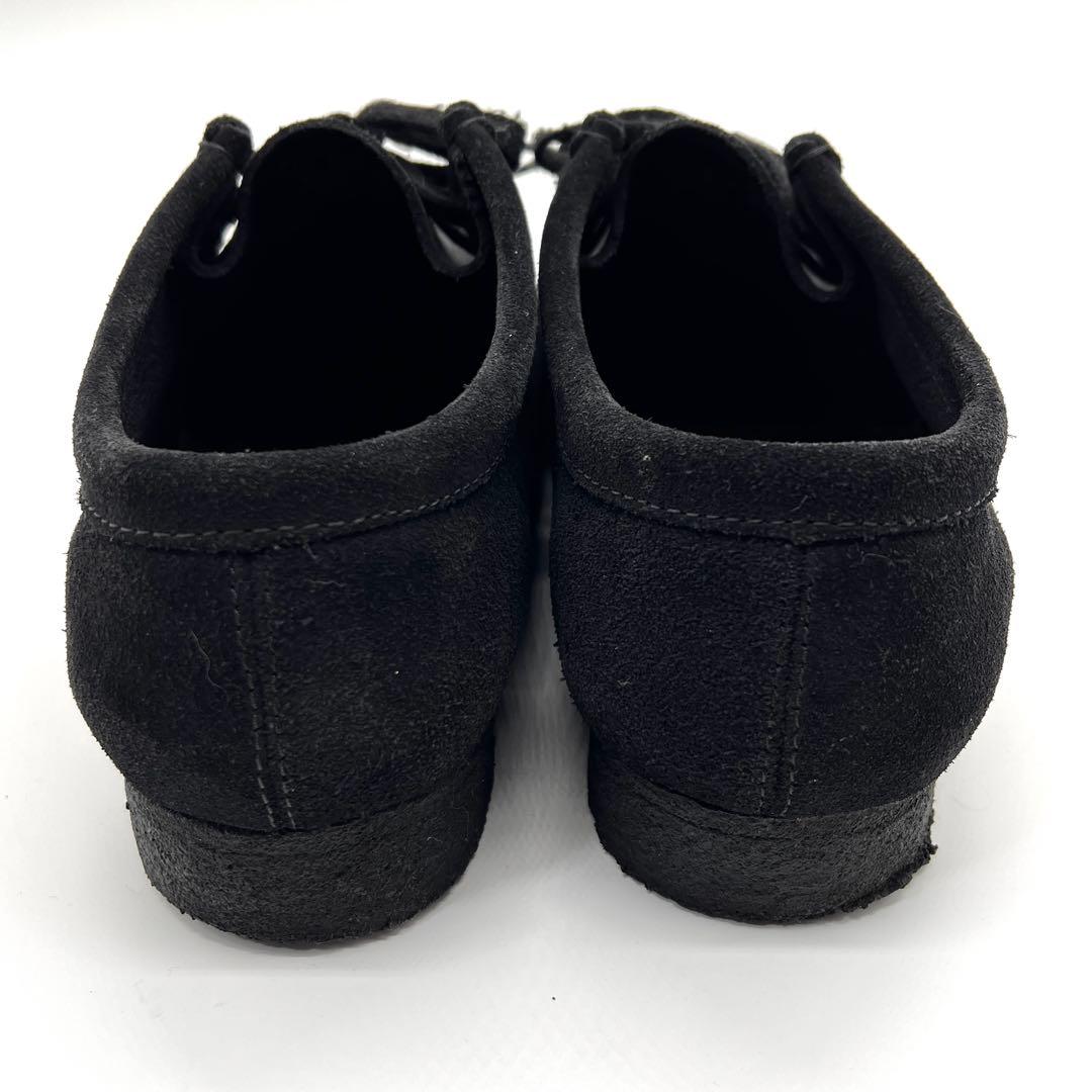 【美品】CLARKS クラークス　ワラビー 【26.5】ブラック　スエード