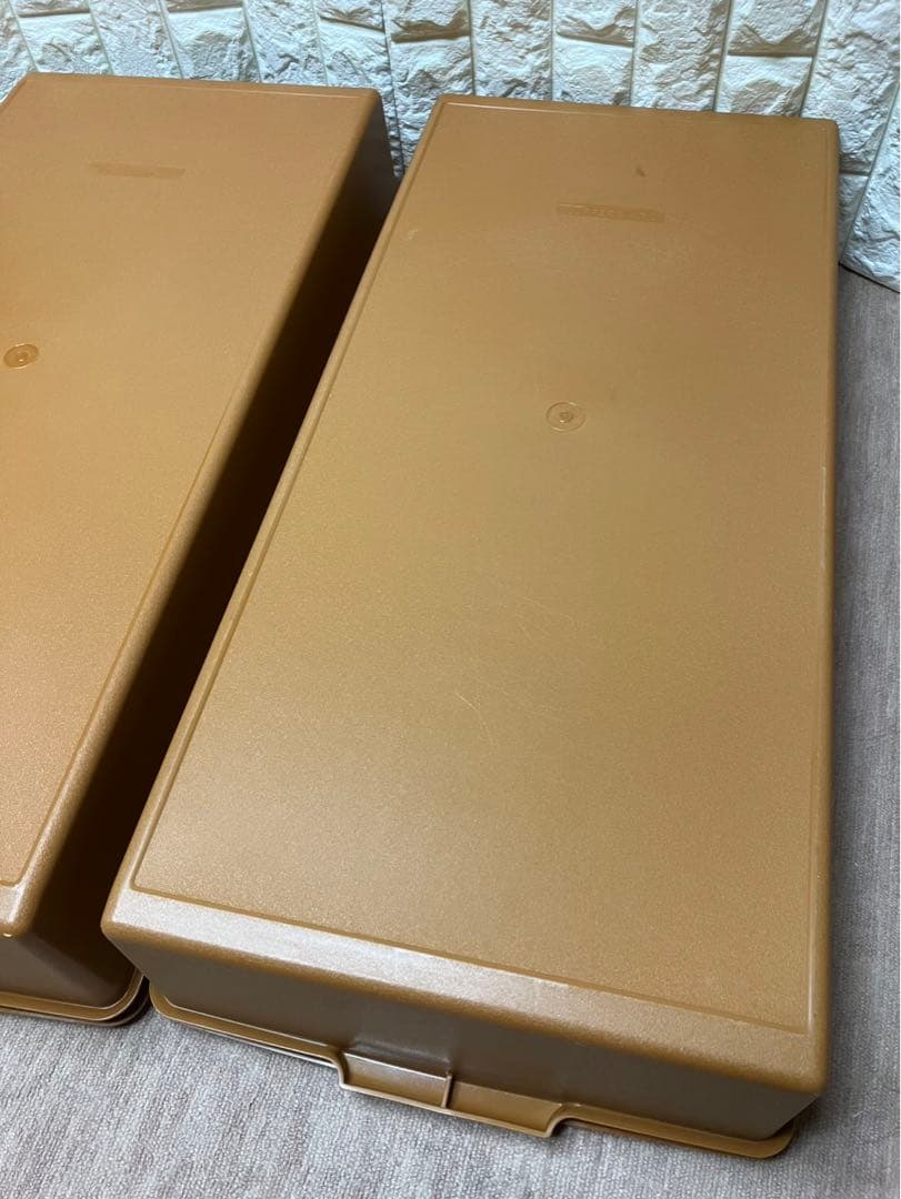 【タッパーウェア】衣類収納ケース　昭和レトロ tupperware