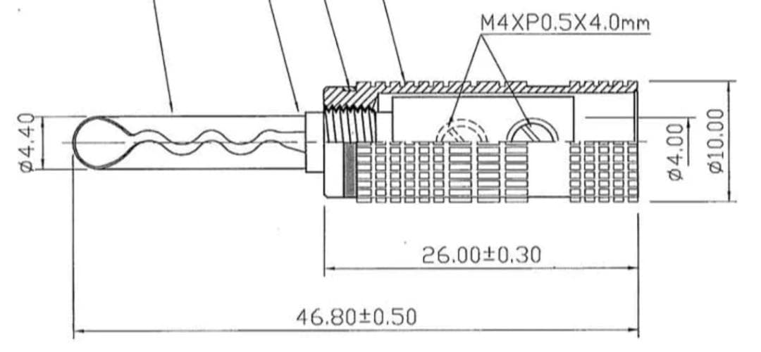 2200α 2ｍ2本 ONKODO BFA波型金プラグ付