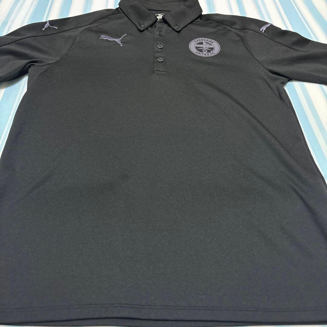 鹿児島ユナイテッド ポロシャツ オールブラック