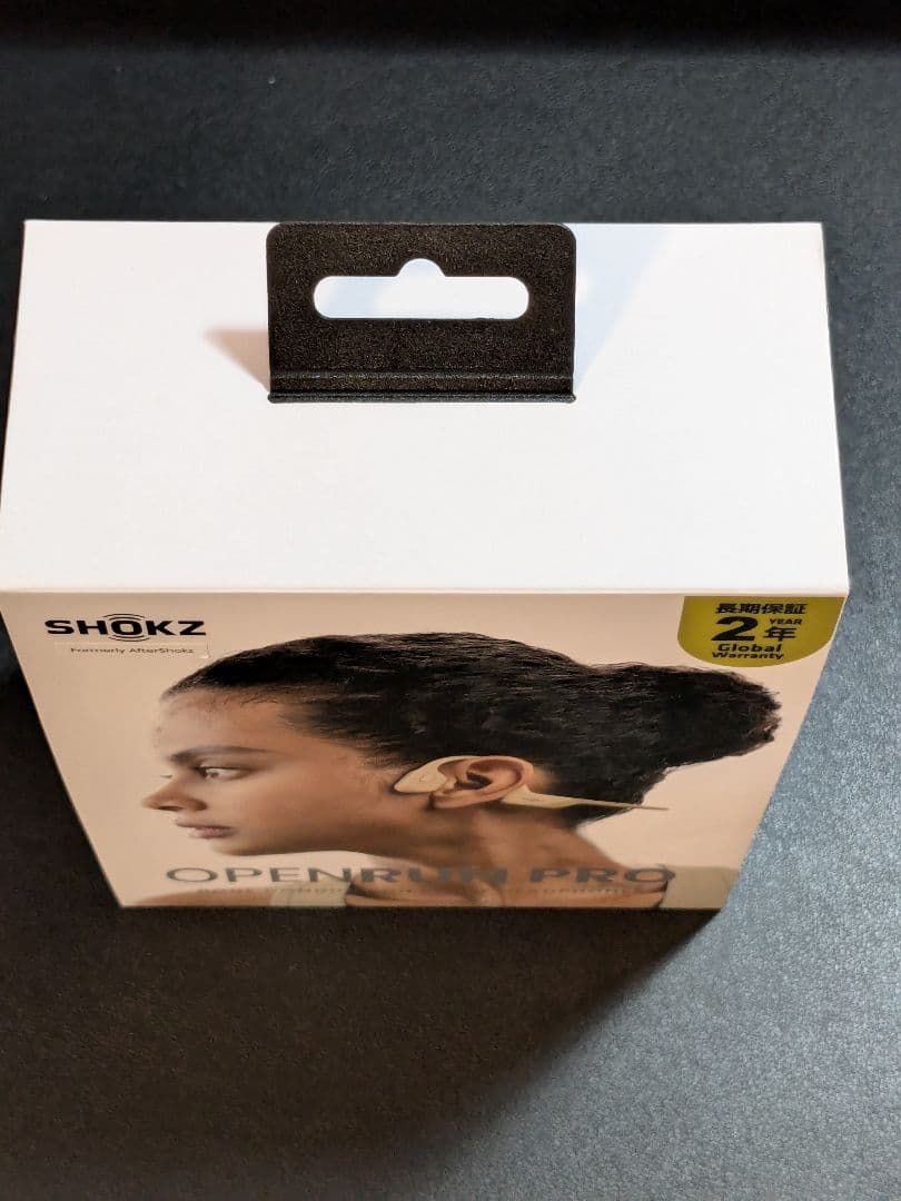 【超美品】SHOKZ OPENRUN PRO 骨伝導イヤホン ベージュ