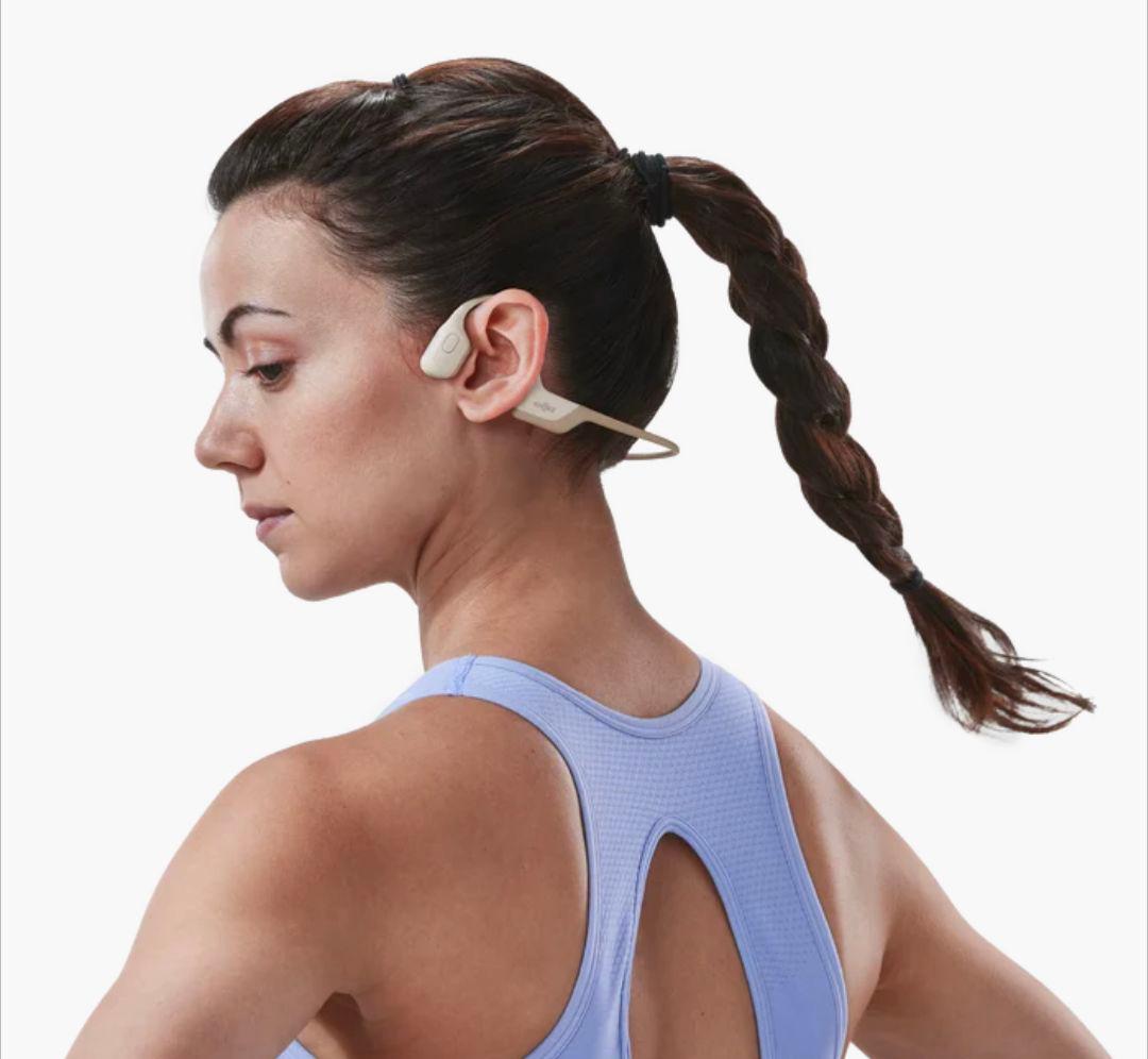 【超美品】SHOKZ OPENRUN PRO 骨伝導イヤホン ベージュ
