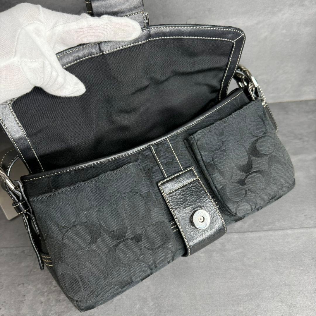 Vintage COACH コーチ SOHO ワンショルダーバッグ シグネチャー