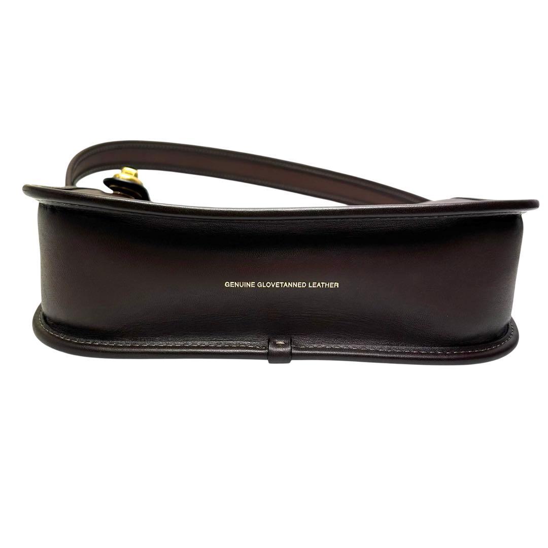 コーチ COACH スィンガー 20 ハンドバッグ ターンロック 2way 茶色