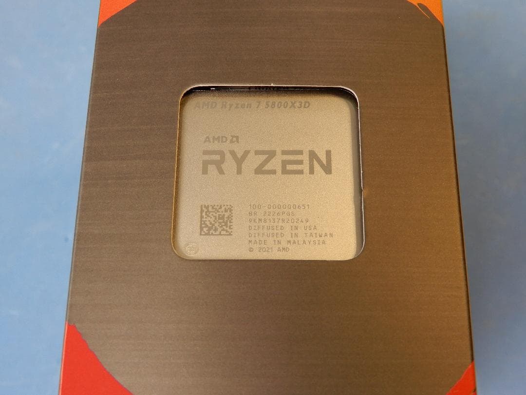 AMD Ryzen7 5800X3D CPU BOX 新品未開封