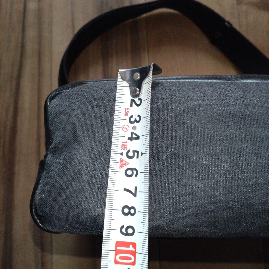 ポーター　フィールド　黒のキャンバスショルダーバッグ