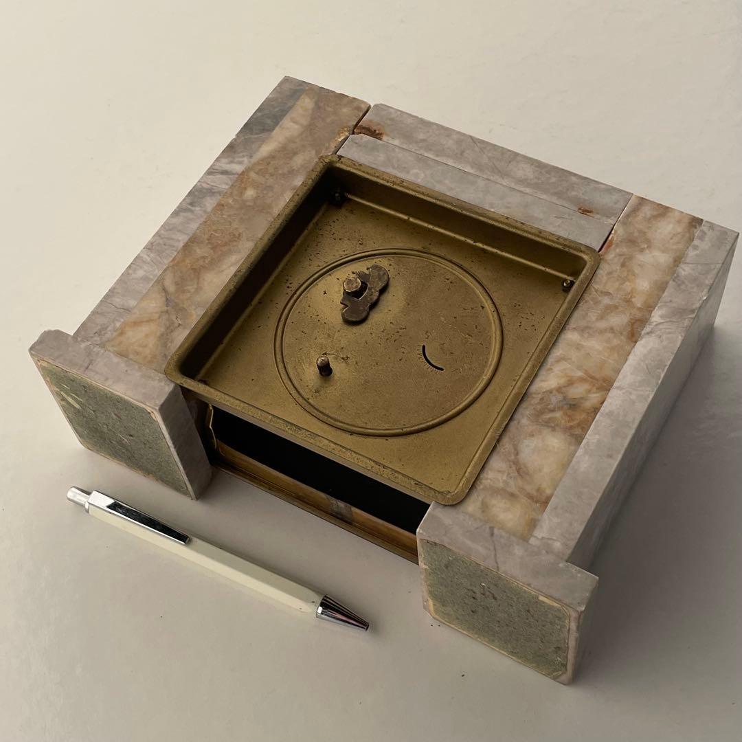 昭和レトロ　大理石置時計